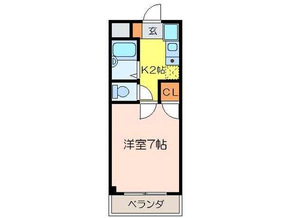 ドルフ亀島Ⅳの物件間取画像